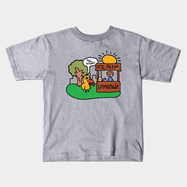 Got any Grapes? (with background - Grunged) Kids T-Shirt by TonieTee